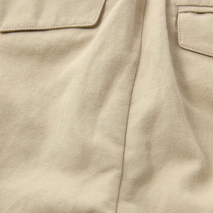 COTTON LINEN TWILL TROUSERS