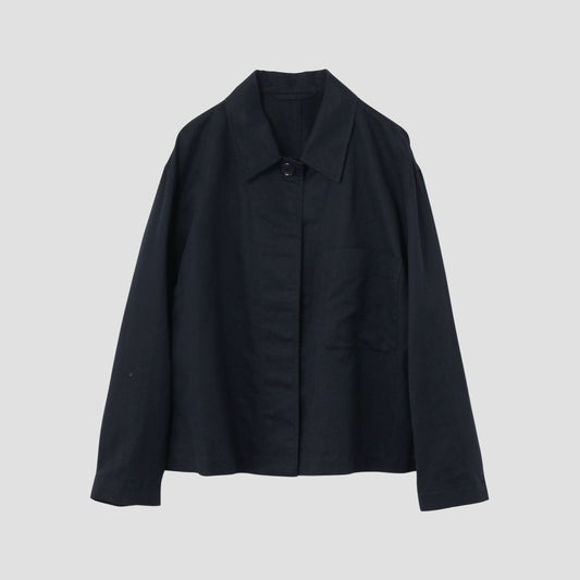 COTTON LINEN TWILL BLOUSON
