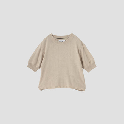 HIGHGAUGE COTTON LINEN KNIT