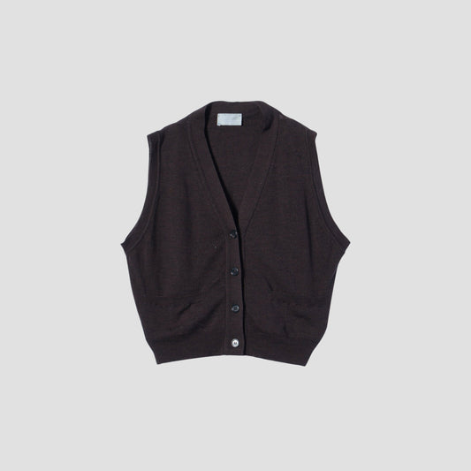 V NECK WAISTCOAT KNIT