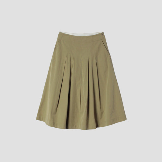 COTTON TWILL SKIRT