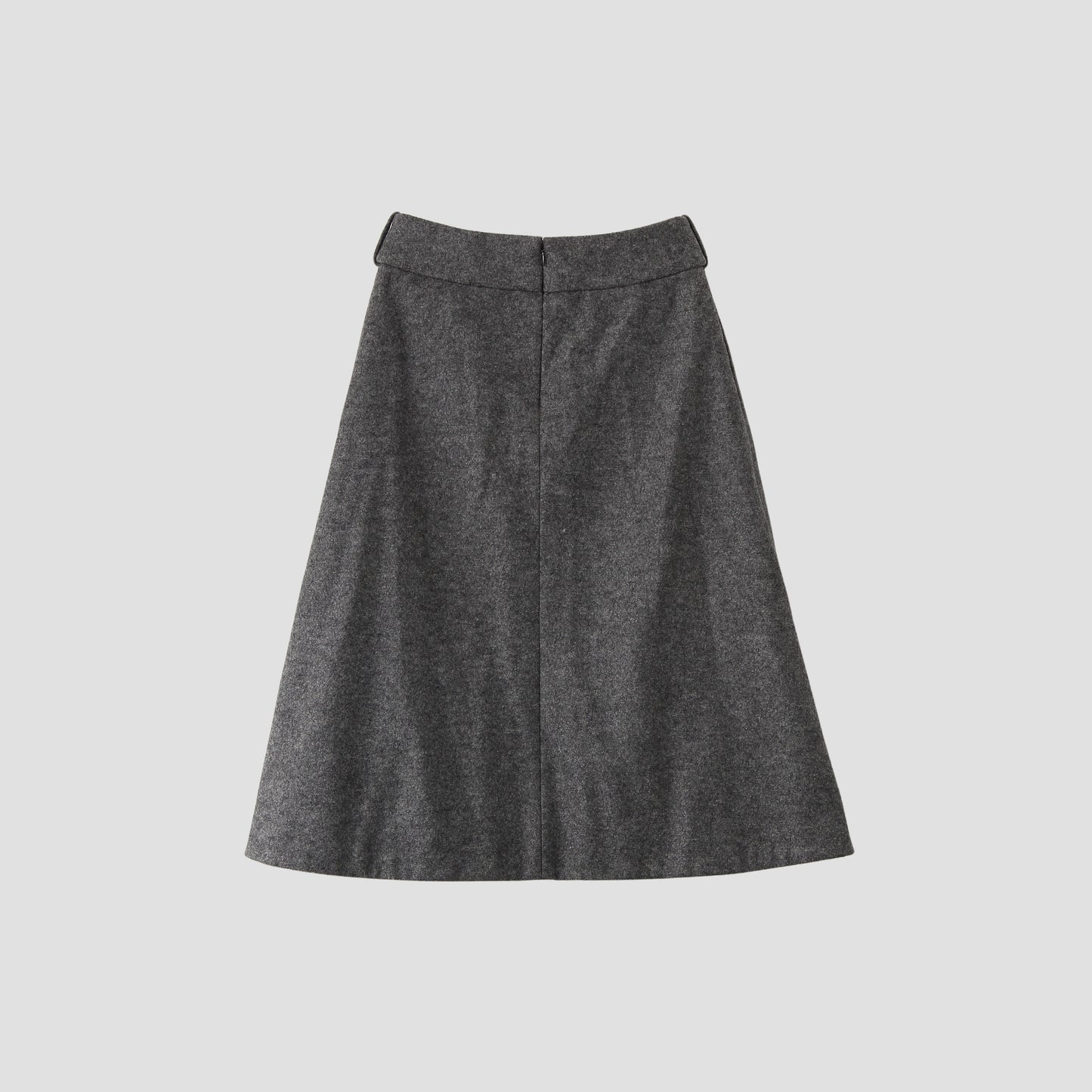 FELTED WOOL JERSEY SKIRT
