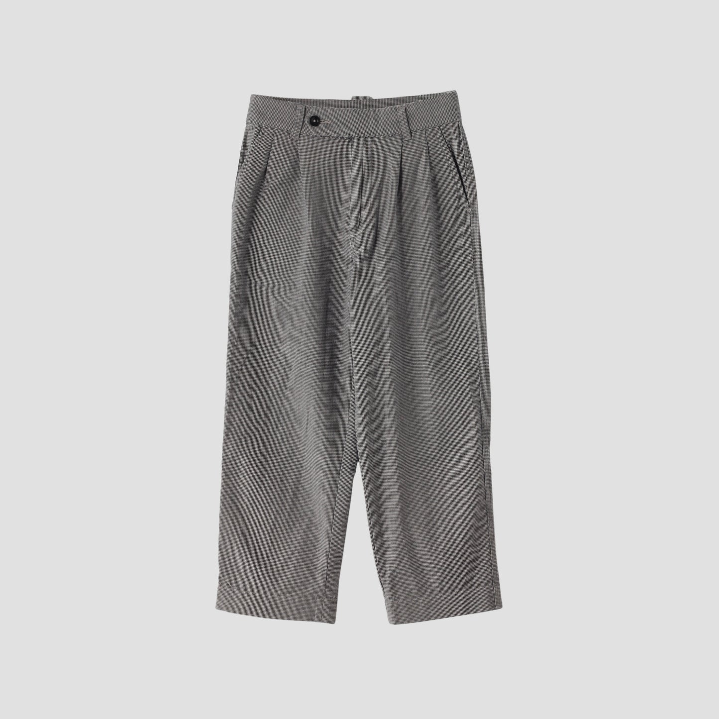 WORKWEAR COTTON LINEN TROUSERS