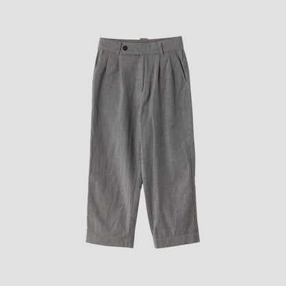WORKWEAR COTTON LINEN TROUSERS