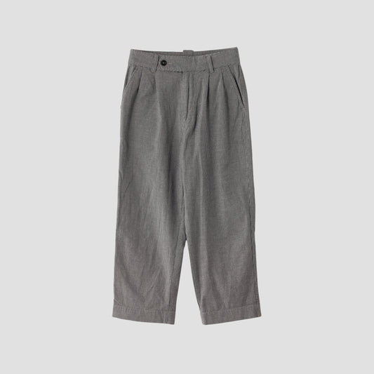 WORKWEAR COTTON LINEN TROUSERS