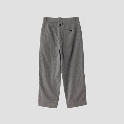 WORKWEAR COTTON LINEN TROUSERS
