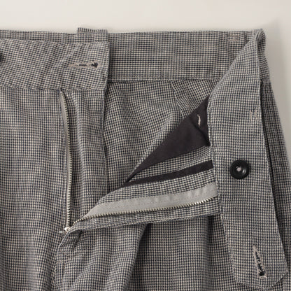 WORKWEAR COTTON LINEN TROUSERS