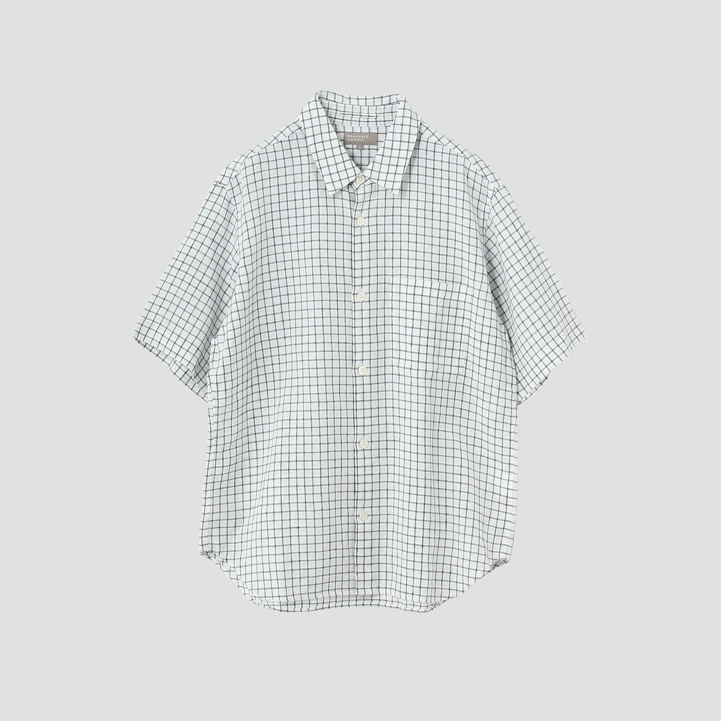 GRAPH CHECK LINEN SHIRT