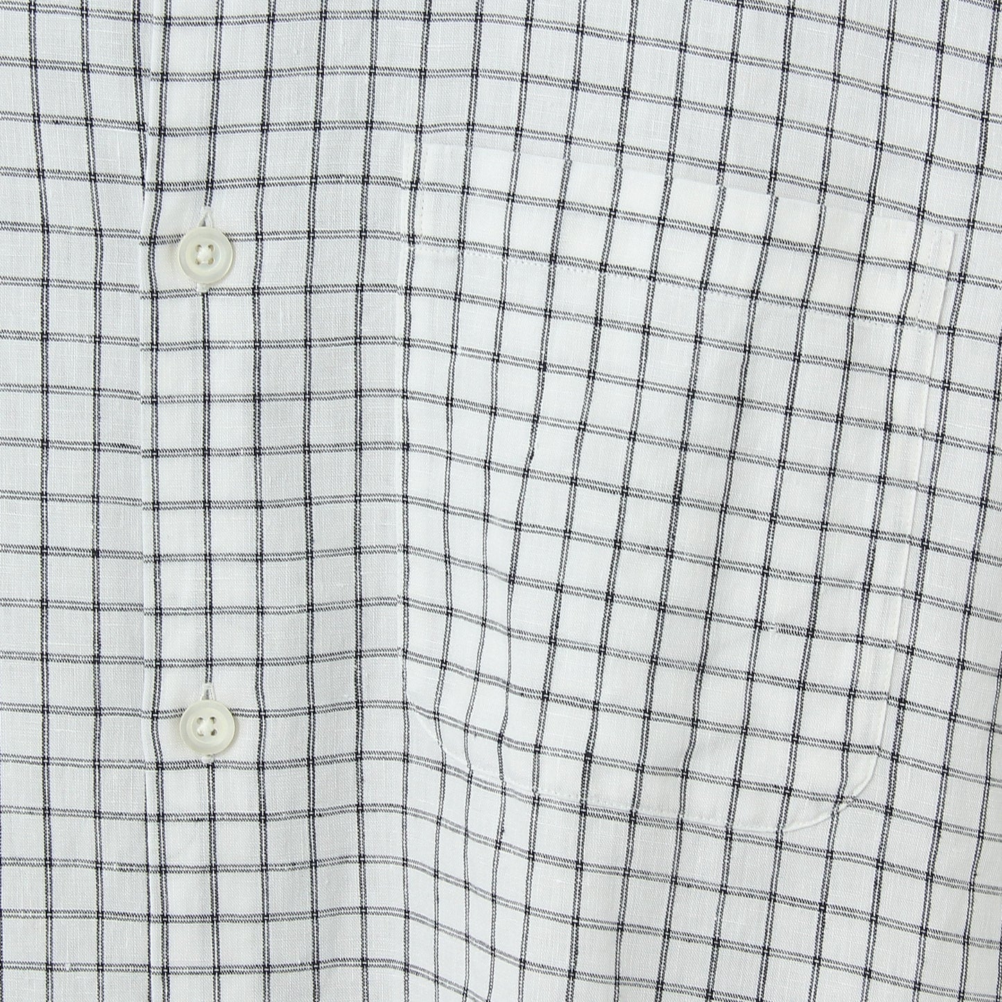 GRAPH CHECK LINEN SHIRT