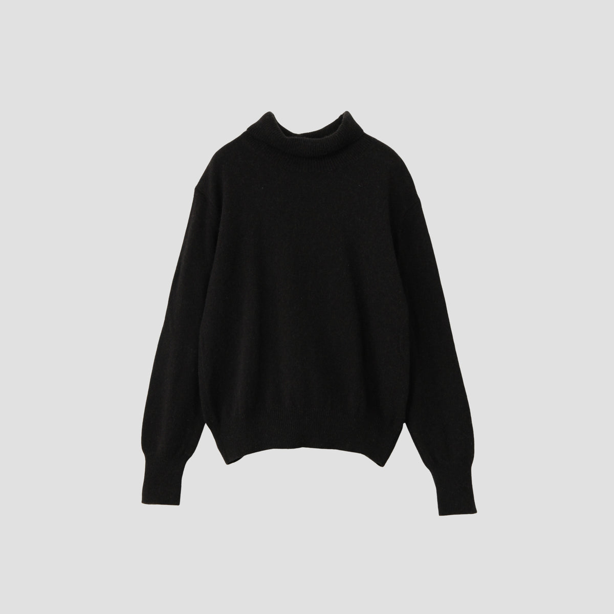 WOOL COTTON TURTLE NECK KNIT