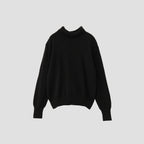 WOOL COTTON TURTLE NECK KNIT