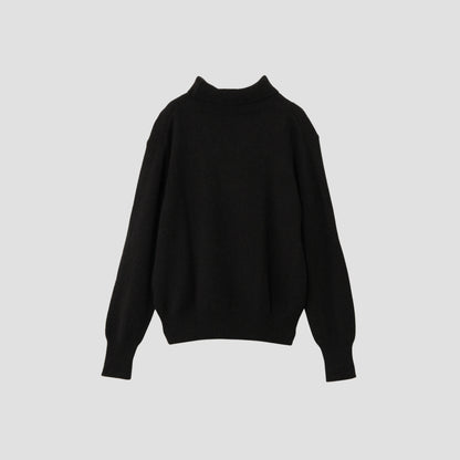 WOOL COTTON TURTLE NECK KNIT