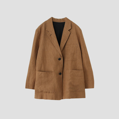 YARN DYED LINEN JACKET