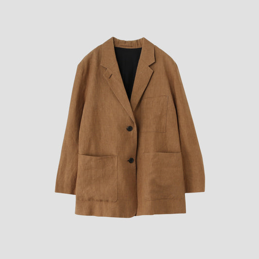 YARN DYED LINEN JACKET