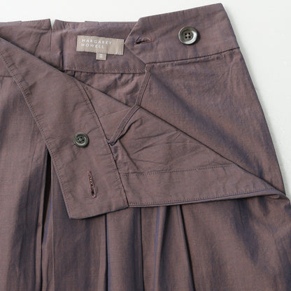FINE COTTON CHAMBRAY SKIRT