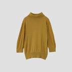SEA ISLAND COTTON TURTLE NECK KNIT