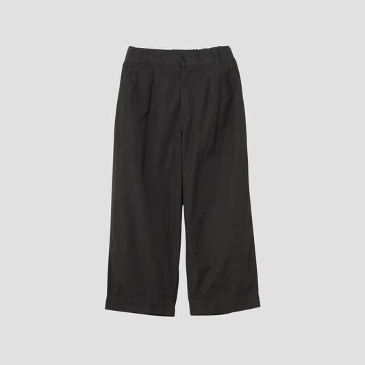 FINE COMPACT COTTON POPLIN TROUSERS