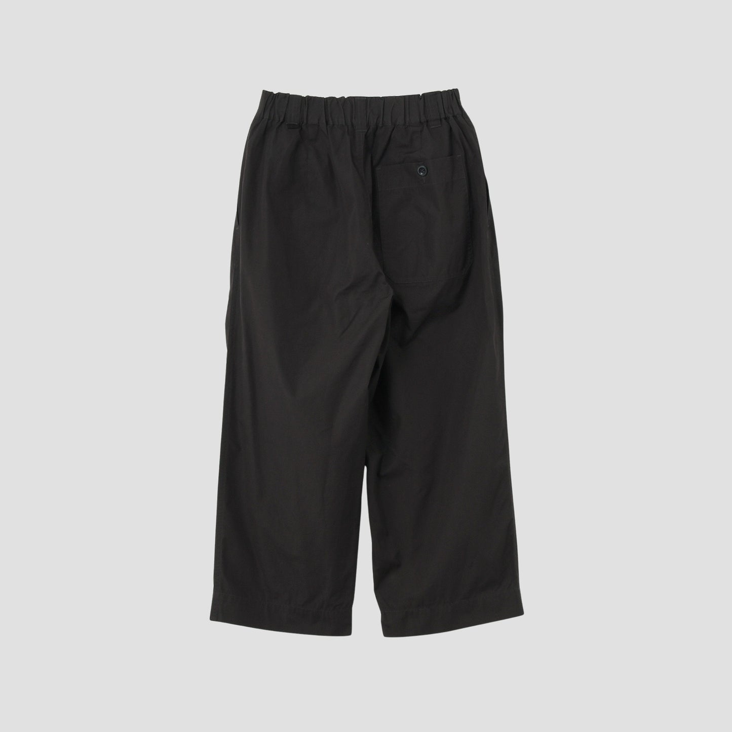 FINE COMPACT COTTON POPLIN TROUSERS