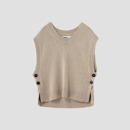NATURAL YARN COTTON LINEN KNIT