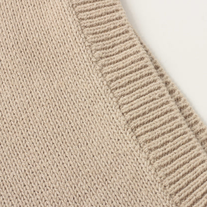 NATURAL YARN COTTON LINEN KNIT