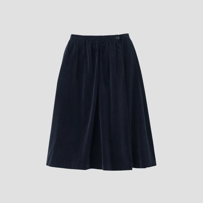 COTTON VELVET SKIRT