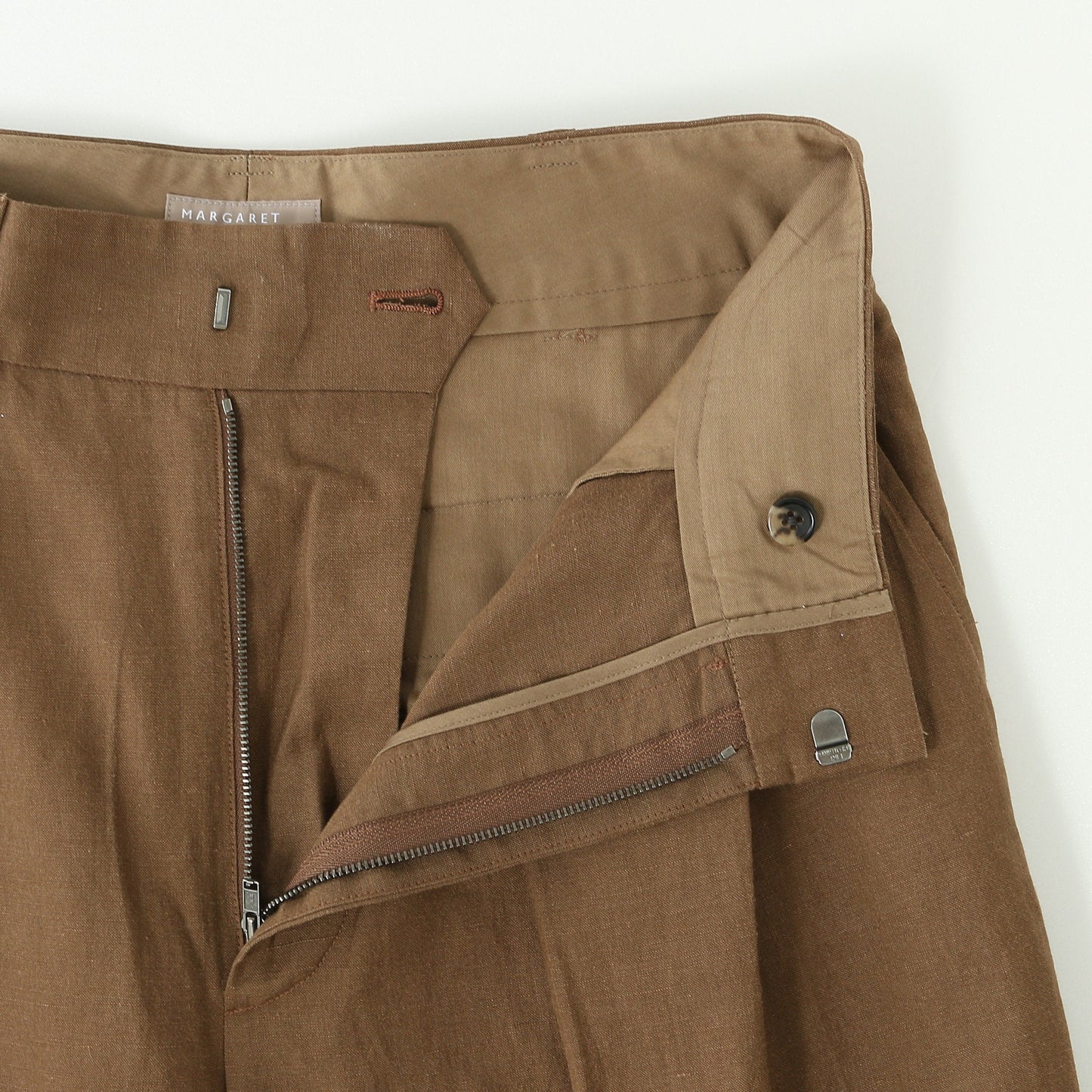 SOFT WOOL LINEN TROUSERS