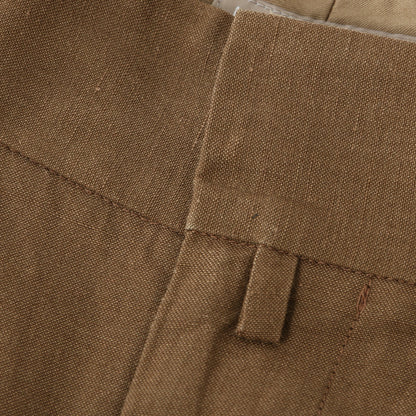 SOFT WOOL LINEN TROUSERS