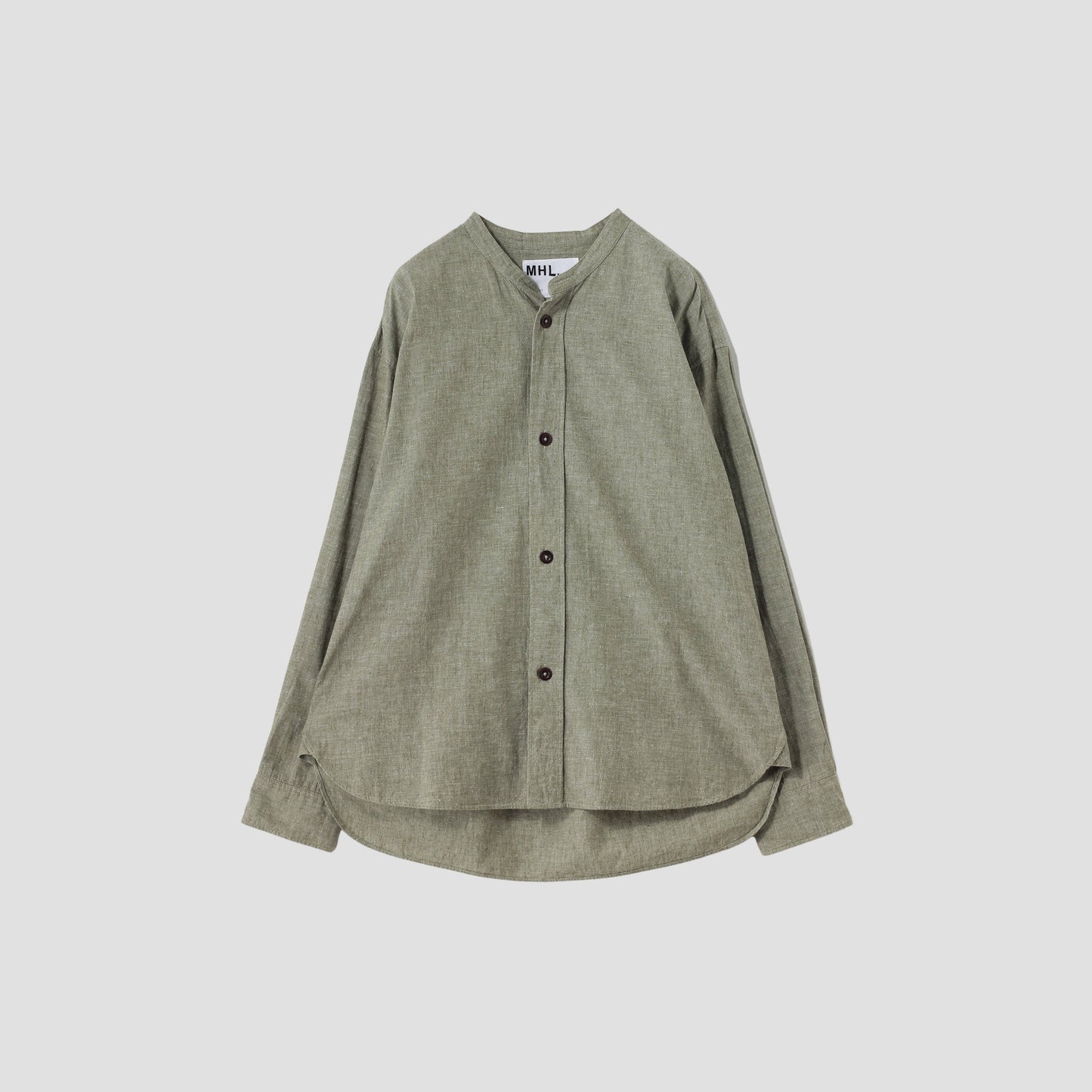 COTTON LINEN CHAMBRAY SHIRT