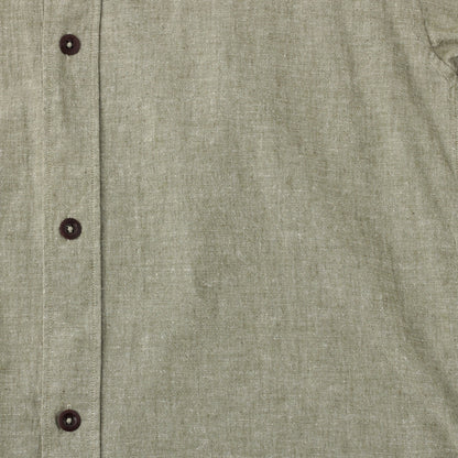 COTTON LINEN CHAMBRAY SHIRT