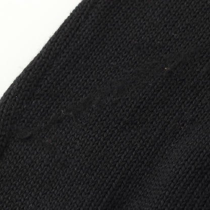 LINEN  WOOL HAND FRAME SADDLE CREW KNIT