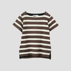 FADED STRIPE COTTON JERSEY