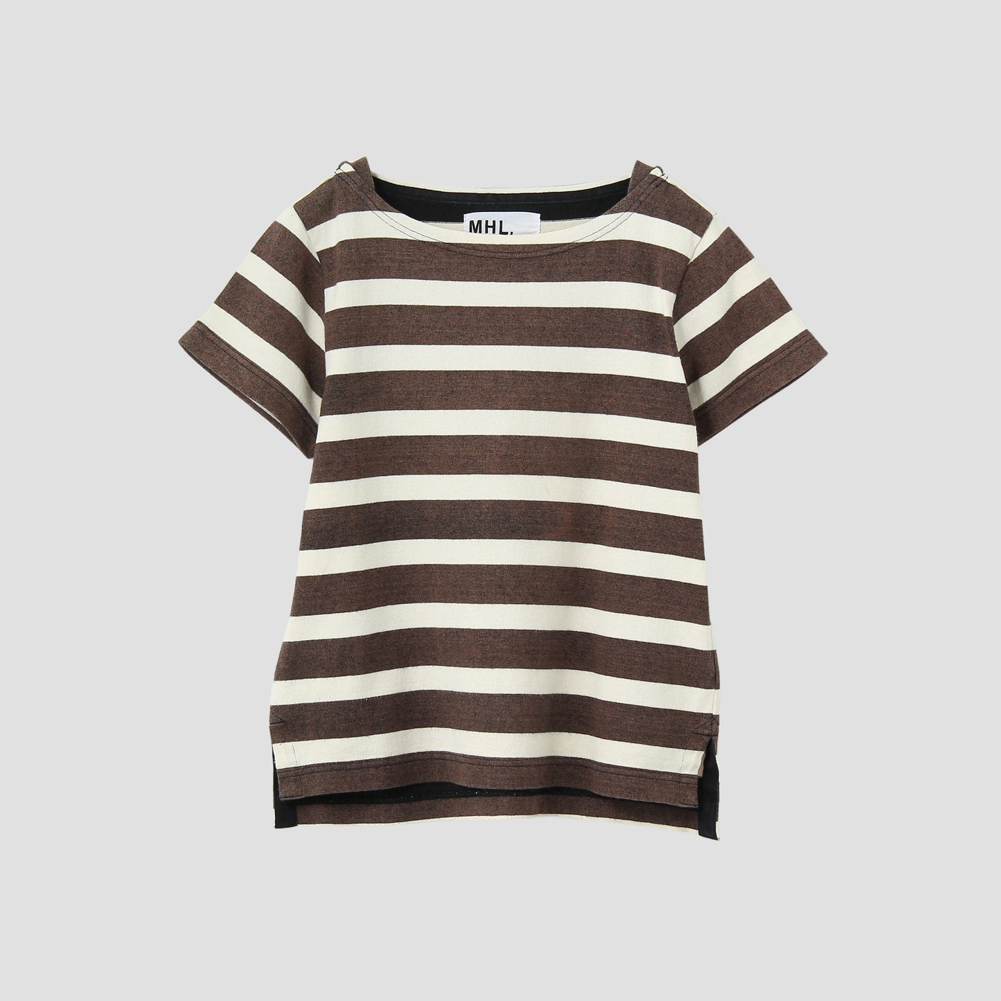FADED STRIPE COTTON JERSEY