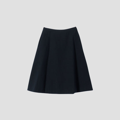 TINY HERRINGBONE WOOL SKIRT