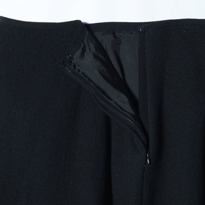 TINY HERRINGBONE WOOL SKIRT