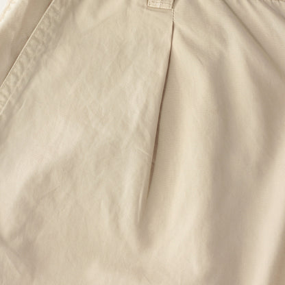 FINE COMPACT COTTON POPLIN TROUSERS