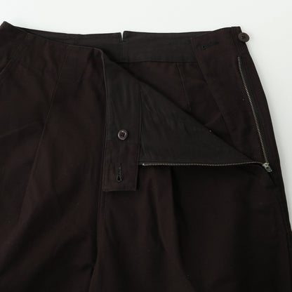 DRY NATURAL COTTON CANVAS TROUSERS