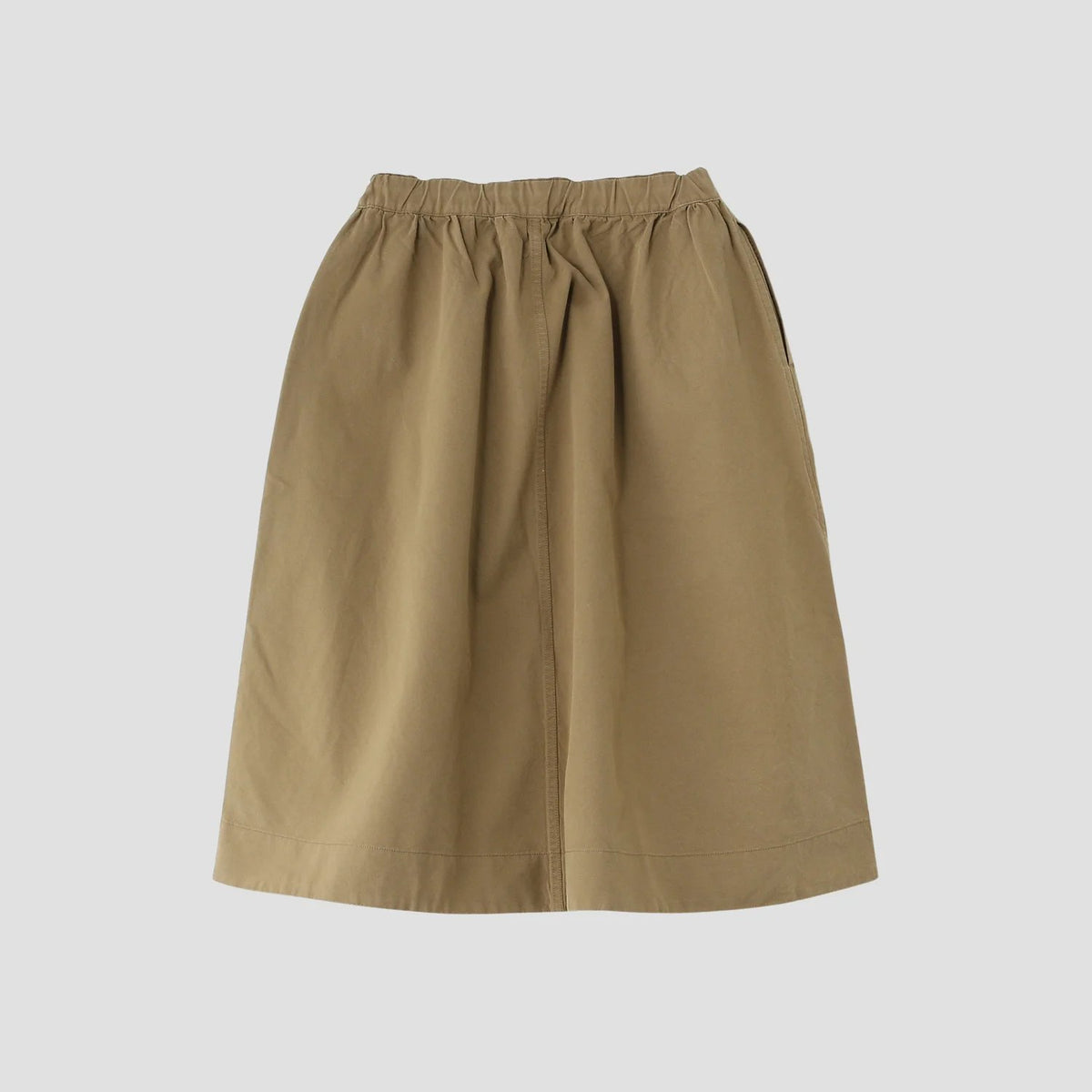 COTTON WOOL CANVAS SKIRT
