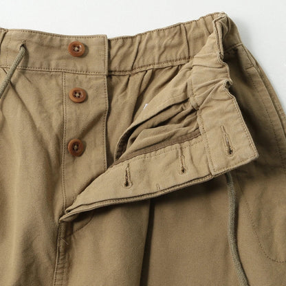 COTTON WOOL CANVAS SKIRT