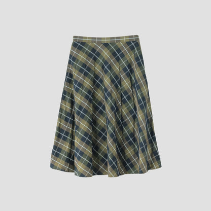 WINDOWPANE CHECK SKIRT