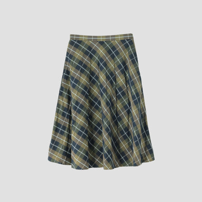 WINDOWPANE CHECK SKIRT