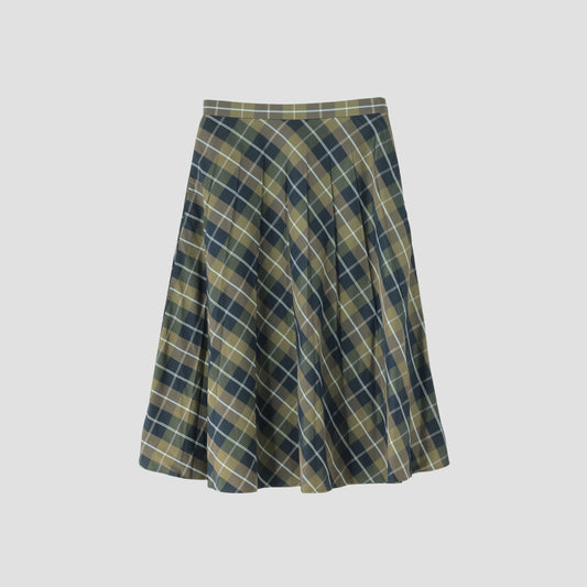 WINDOWPANE CHECK SKIRT