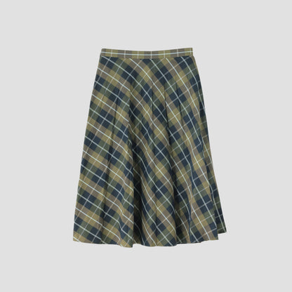 WINDOWPANE CHECK SKIRT