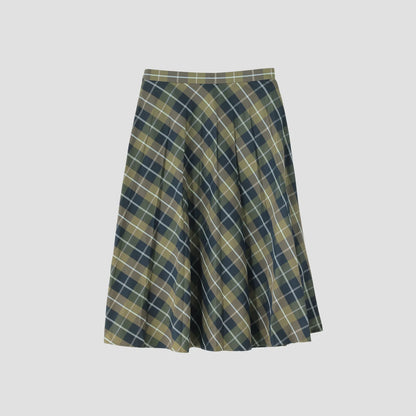 WINDOWPANE CHECK SKIRT