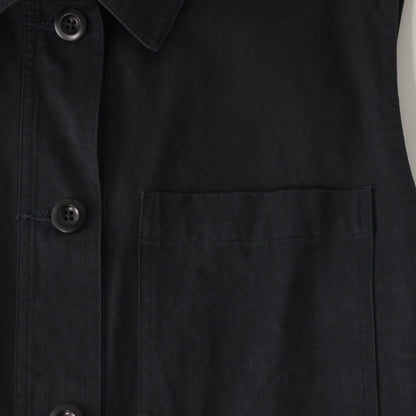 WASHED COMPACT COTTON TROUSERS