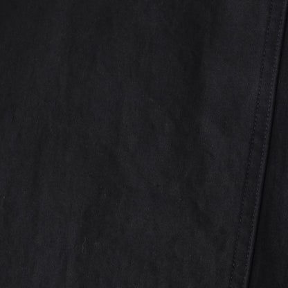 WASHED COMPACT COTTON TROUSERS