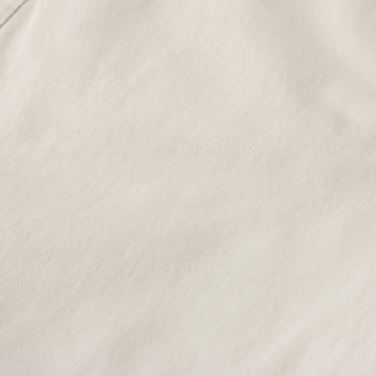 WASHED COMPACT COTTON TROUSERS