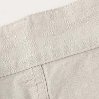 WASHED COMPACT COTTON TROUSERS