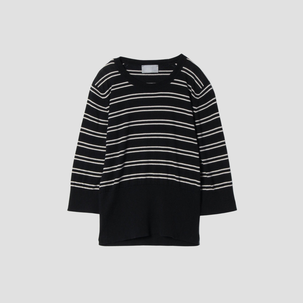 SEA ISLAND COTTON HIGH RIB JUMPER KNIT