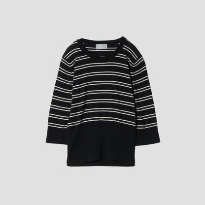 SEA ISLAND COTTON HIGH RIB JUMPER KNIT
