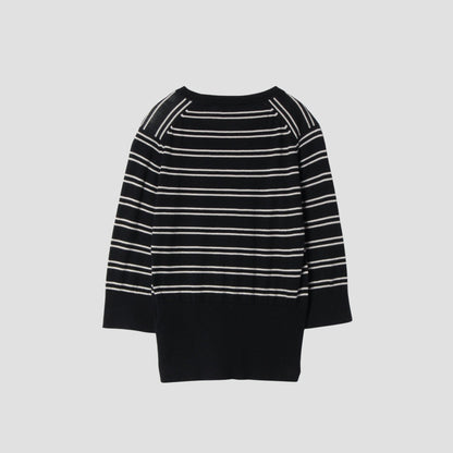 SEA ISLAND COTTON HIGH RIB JUMPER KNIT